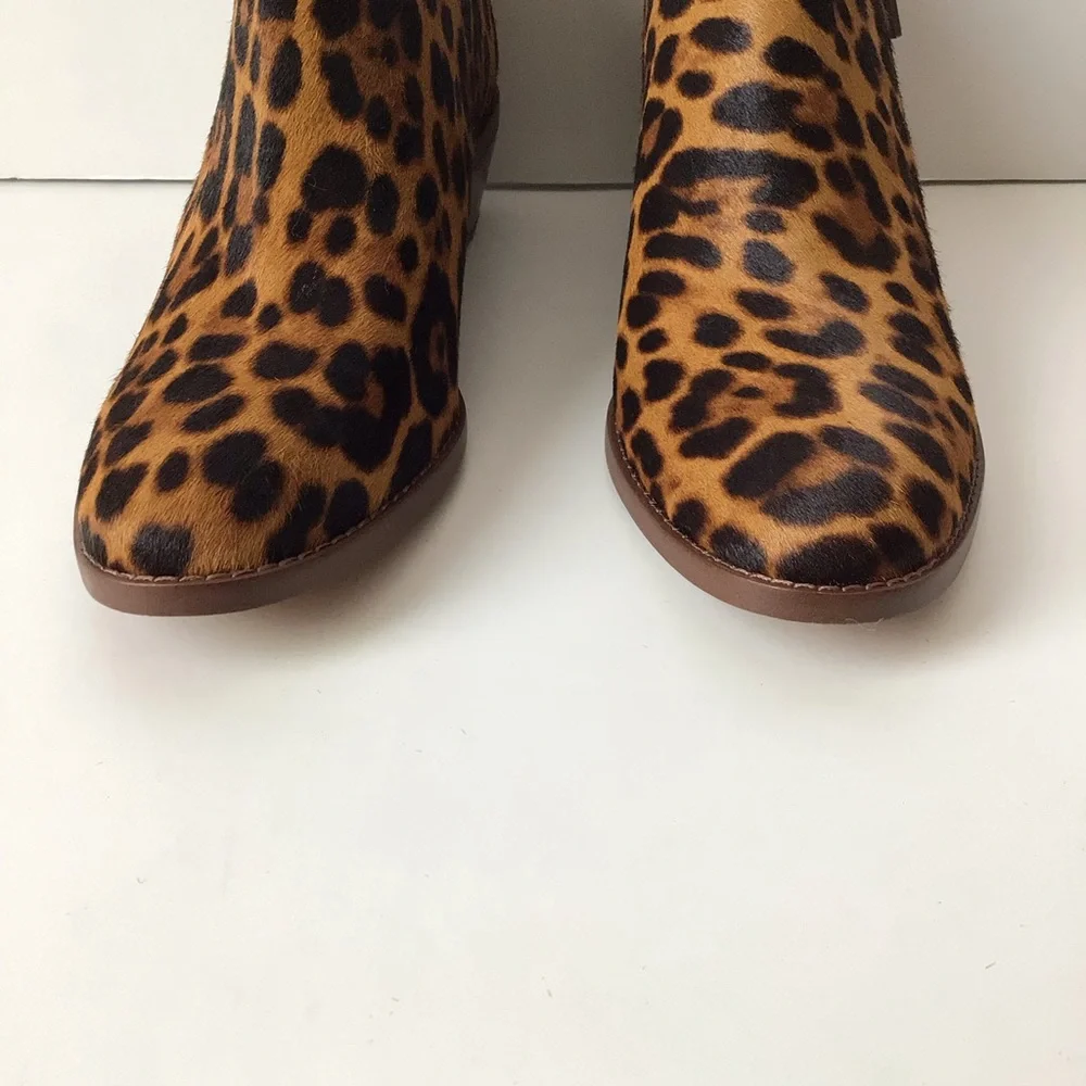 1. State Rosita Brown Leather Ankle Bootie 8.5 NWOT